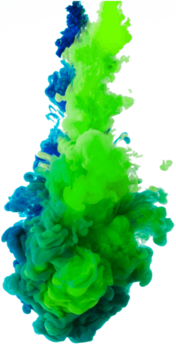 Green colour explosion