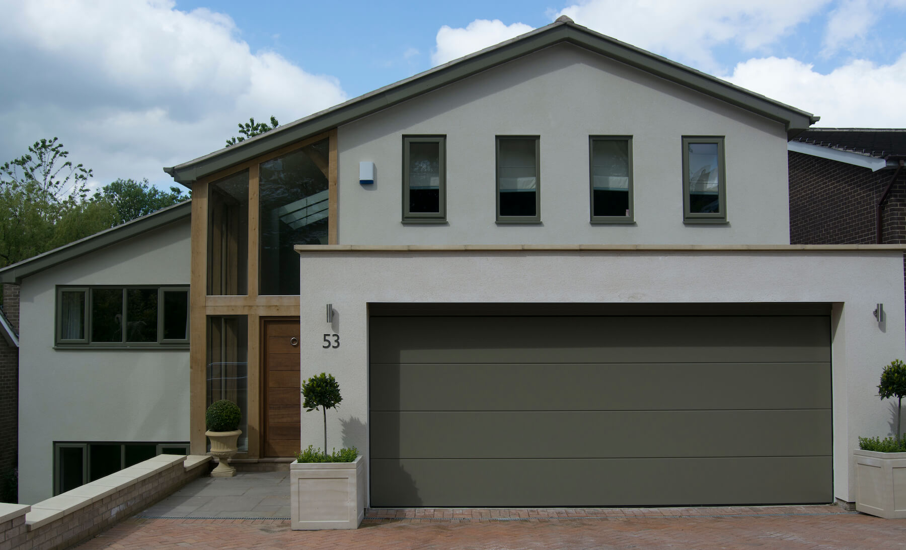 Coloured Garage Doors uPVC Door Paint Kolorseal