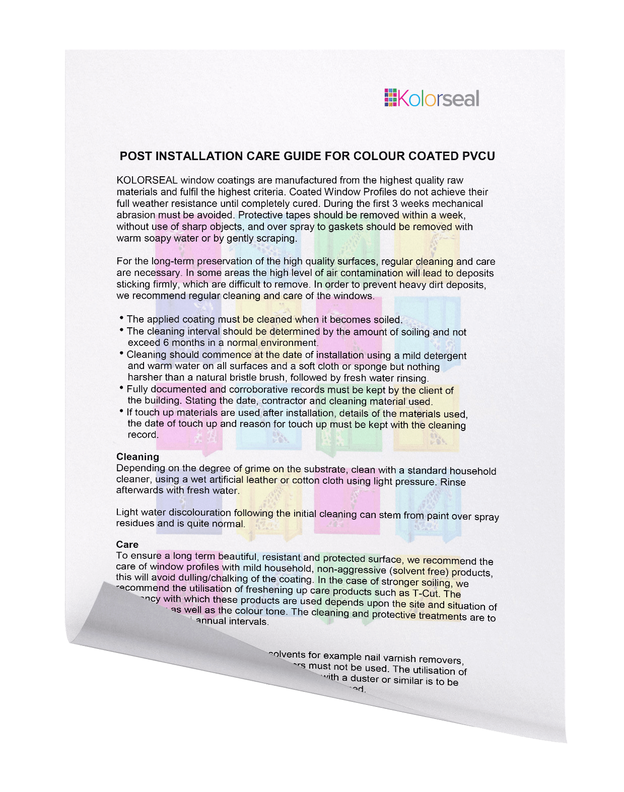 Post installation guide