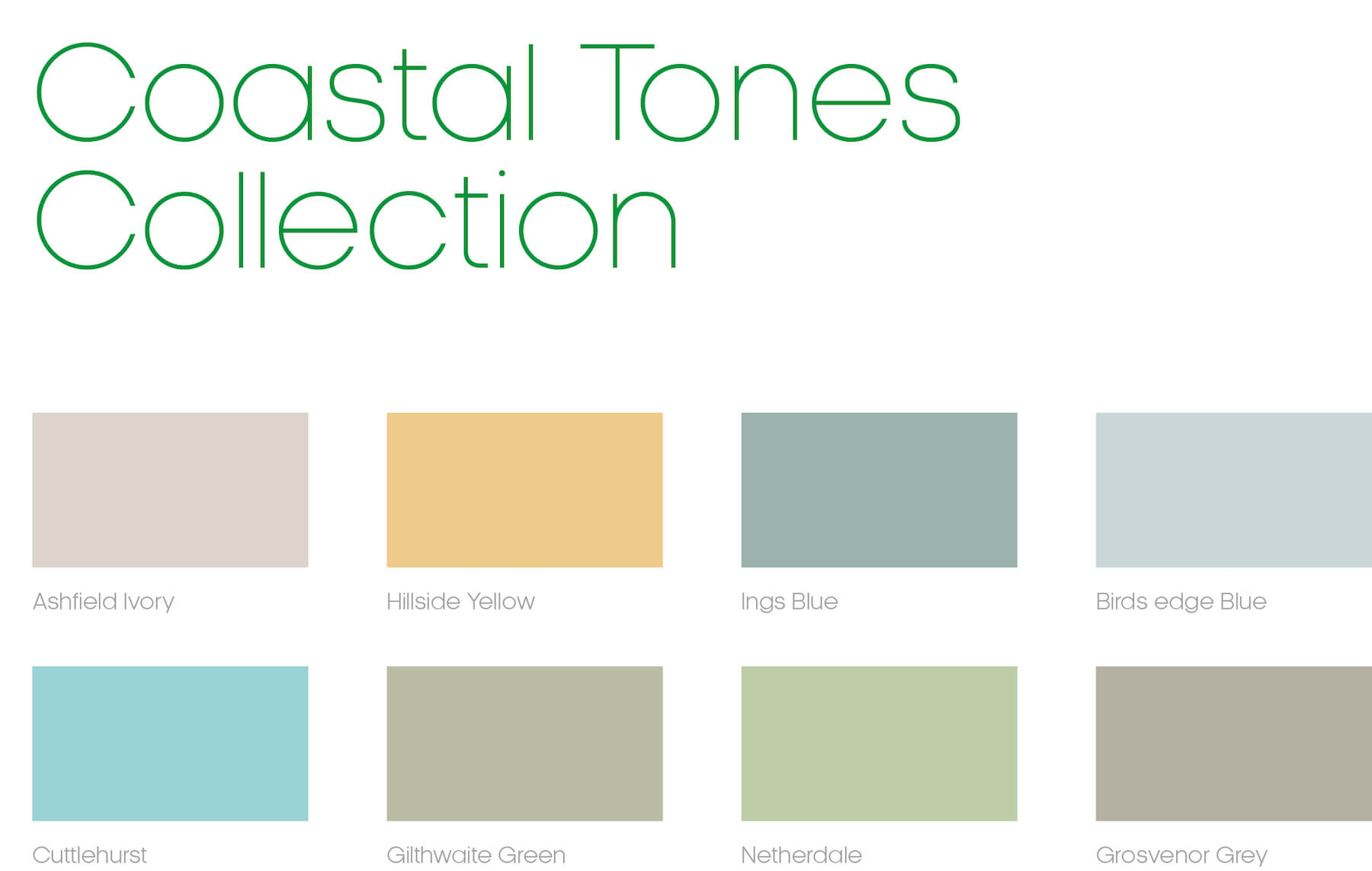 Coastal tones collection