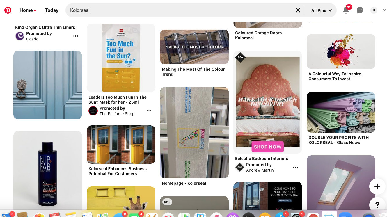 Kolorseal Launches Pinterest As Customer Support