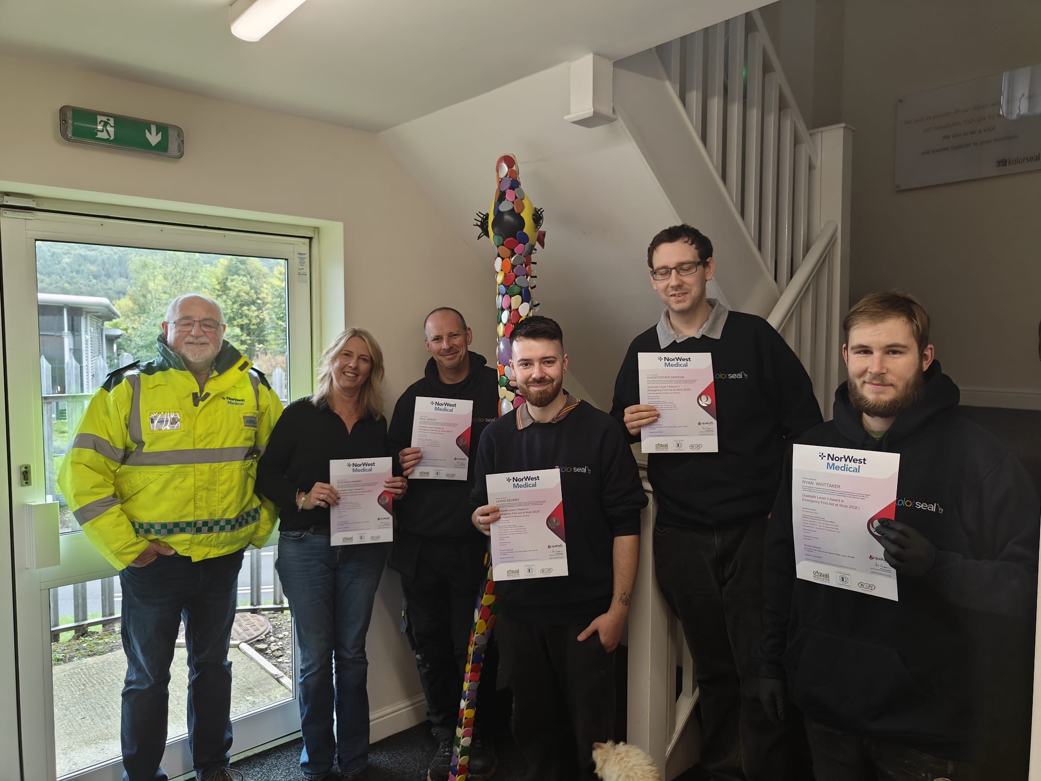 Kolorseal Team Now Fully Qualified Life Savers